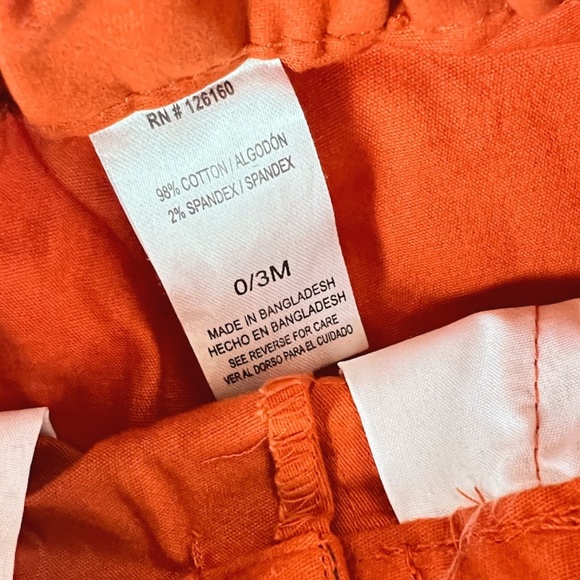 Offer $5 DONATING Deep Orange Baby Jeans 0/3 Mos. NWOT 🎉 Host Pick 🎉 - Picture 5 of 6
